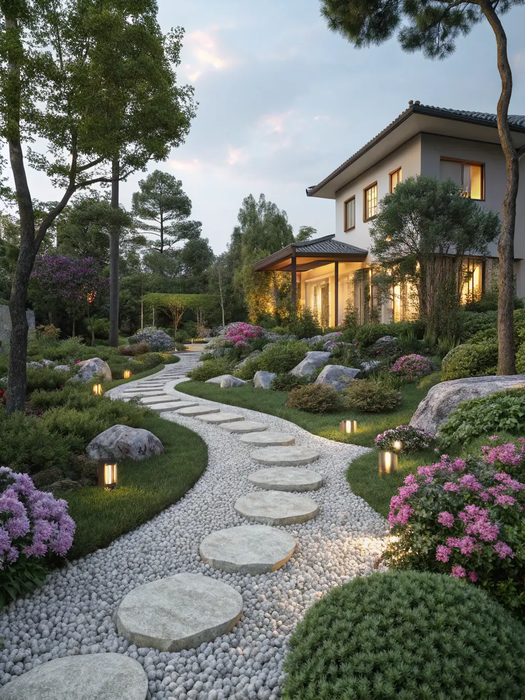 A selection of high-quality gardening materials, including premium soil, durable paving stones, and robust fencing panels.